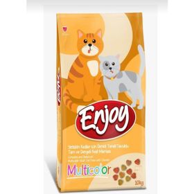 Enjoy Multicolor Tavuklu 10 kg Kedi Maması