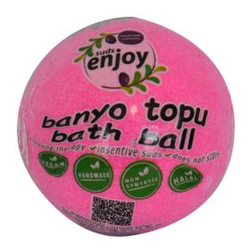 Enjoy Pembe 90-120 gr Pembe Düşler El Yapımı Banyo Küvet Topu Sabunu