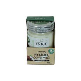 Enjoy Soğuk Sıkım Cam Kavanoz 300 gr Saf Hindistan Cevizi Yağı