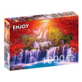 Enjoy Sonbahar'da Tayland Thee Lor Su Şelalesi 1000 Parça Puzzle