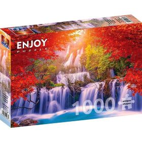 Enjoy Sonbahar'da Tayland Thee Lor Su Şelalesi 1000 Parça Puzzle