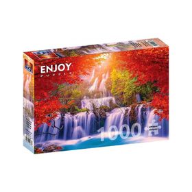 Enjoy Sonbahar'da Tayland Thee Lor Su Şelalesi 1000 Parça Puzzle