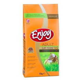 Enjoy Tavuklu Çok Renkli 15 kg Yetişkin Kuru Kedi Maması