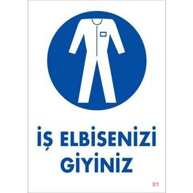 Ennalbur PVC 25x35 1 İkaz Levhası