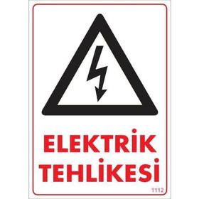 Ennalbur PVC 25x35 1112 İkaz Levhası