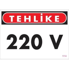 Ennalbur PVC 25x35 1114 İkaz Levhası