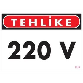 Ennalbur PVC 25x35 1114 İkaz Levhası