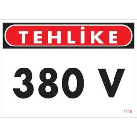 Ennalbur PVC 25x35 1115 İkaz Levhası