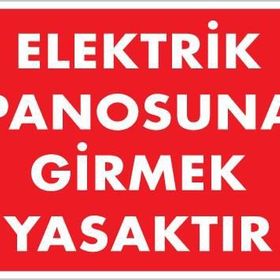 Ennalbur PVC 25x35 1118 İkaz Levhası