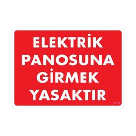 Ennalbur PVC 25x35 1118 İkaz Levhası