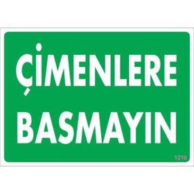 Ennalbur PVC 25x35 1210 İkaz Levhası