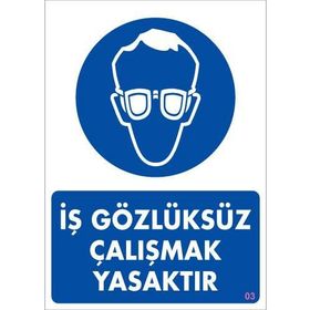Ennalbur PVC 25x35 3 İkaz Levhası