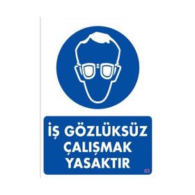 Ennalbur PVC 25x35 3 İkaz Levhası