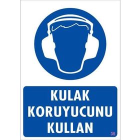 Ennalbur PVC 25x35 35 İkaz Levhası