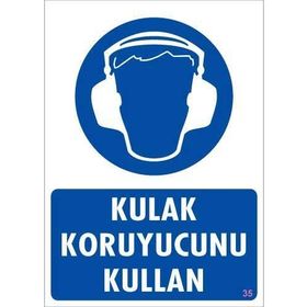 Ennalbur PVC 25x35 35 İkaz Levhası