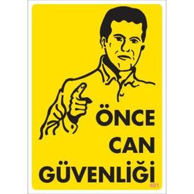 Ennalbur PVC 25x35 401 İkaz Levhası
