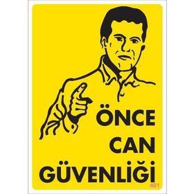 Ennalbur PVC 25x35 401 İkaz Levhası