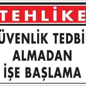 Ennalbur PVC 25x35 414 İkaz Levhası