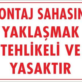 Ennalbur PVC 25x35 422 İkaz Levhası