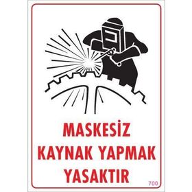 Ennalbur PVC 25x35 700 İkaz Levhası