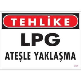 Ennalbur PVC 25x35 757 İkaz Levhası