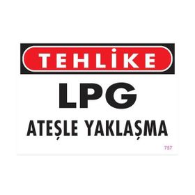 Ennalbur PVC 25x35 757 İkaz Levhası