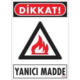 Ennalbur PVC 25x35 856 İkaz Levhası