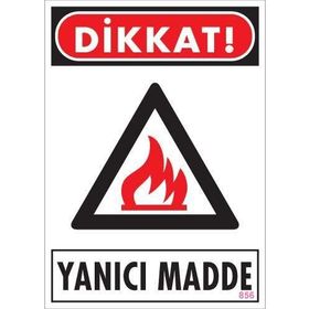 Ennalbur PVC 25x35 856 İkaz Levhası