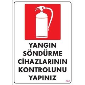 Ennalbur PVC 25x35 860 İkaz Levhası