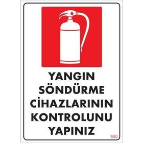 Ennalbur PVC 25x35 860 İkaz Levhası