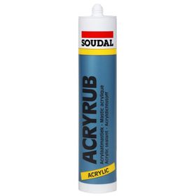 Ennalbur Soudal Acryrub Silikonize Mastik 310 ml Beyaz Silikon