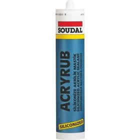 Ennalbur Soudal Acryrub Silikonize Mastik 310 ml Gri Silikon