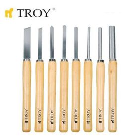 Ennalbur Troy 25008 8 Parça Ahşap Torna Bıçak Seti