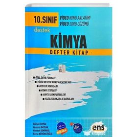 Ens Yayıncılık 10. Sınıf Kimya Destek Defterim