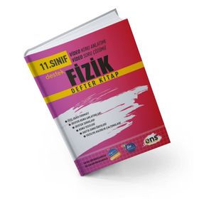 Ens Yayıncılık 11. Sınıf Fizik Defter Kitap