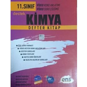 Ens Yayıncılık 11.Sınıf Kimya Destek Defterim