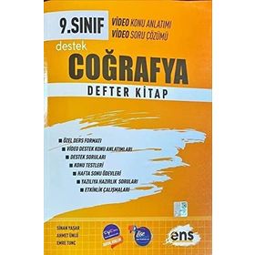 Ens Yayıncılık 9.Sınıf Coğrafya Destek Defterim
