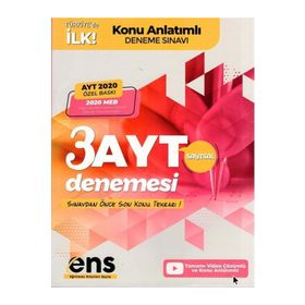 Ens Yayıncılık AYT Sayısal Destek 3'lü Özel Konu Anlatımlı Deneme