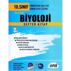 Ens Yayınları 10. Sınıf Biyoloji Destek Defterim