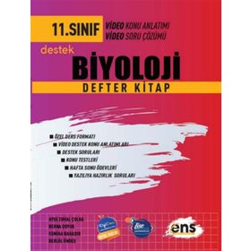 Ens Yayınları 11. Sınıf Biyoloji Destek Defterim