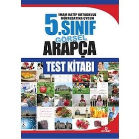 Ensar 5. Sınıf Görsel Arapça Test Kitabı İmam Hatip Ortaokulu Müfredatına Uygun - Abdullah Özer