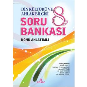 Ensar Neşriyat 8. Sınıf Din Kültürü ve Ahlak Bilgisi Soru Bankası Konu Anlatımlı