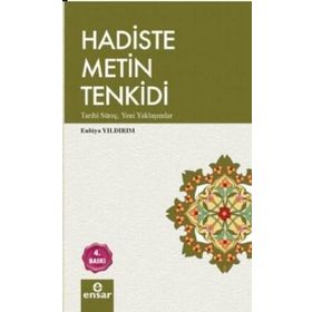 Ensar Neşriyat Hadiste Metin Tenkidi