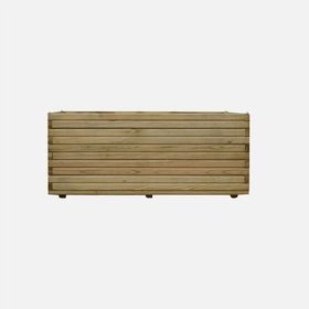 Enta 48x98x43 cm Ahşap Dikdörtgen Saksı