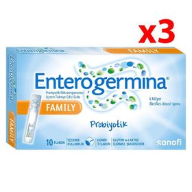 Enterogermina Family 4 Milyar Probiyotik 3 Adet 5 ml 20 Flakon