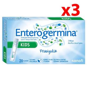 Enterogermina Kids 2 Milyar Probiyotik 3 Adet 5 ml 20 Flakon