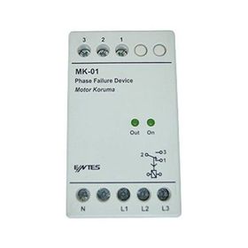 Entes 220-230 VAC MK-01 Motor Faz Koruma Rölesi