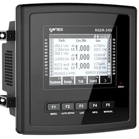 Entes 8699421408575 RGA-20 144X144 85V-300V AC/DC Grafik Lcd'Li Reaktif Güç Kontrol Rölesi