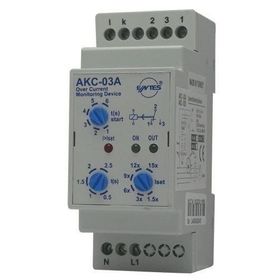 Entes AKC-03A CT-25 İle 1.5-60A Akım Koruma Rölesi