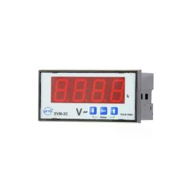 Entes EVM-3C-48 48x96 mm Alarm Kontaklı Voltmetre